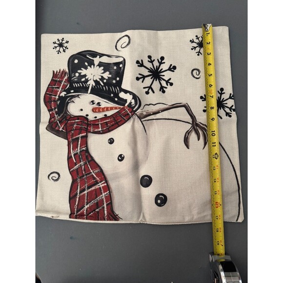 Christmas Throw Pillow Covers Christmas Decorations 18in x 18in NEW (4pack) - Picture 7 of 9